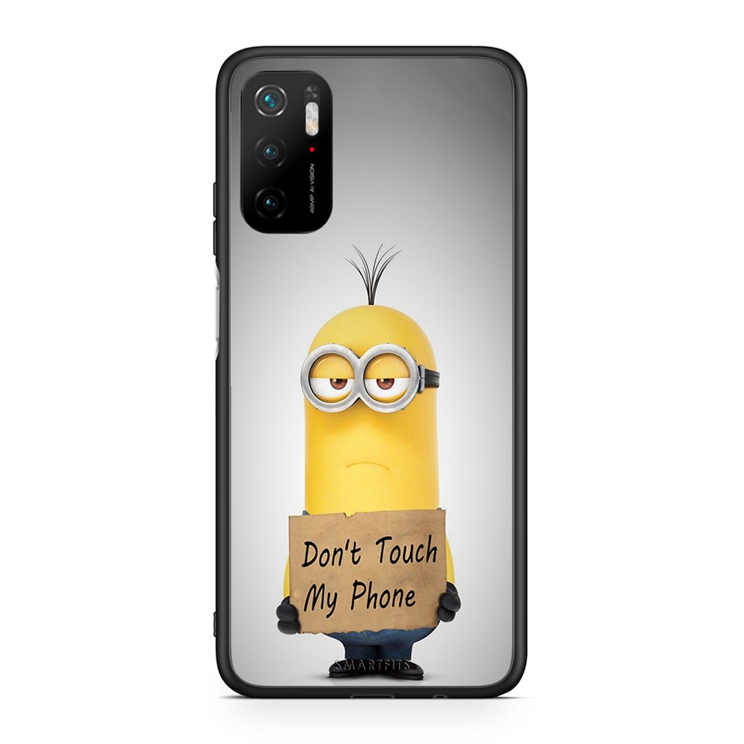 4 - Xiaomi Redmi Note 10 5G/Poco M3 Pro Minion Text case, cover, bumper