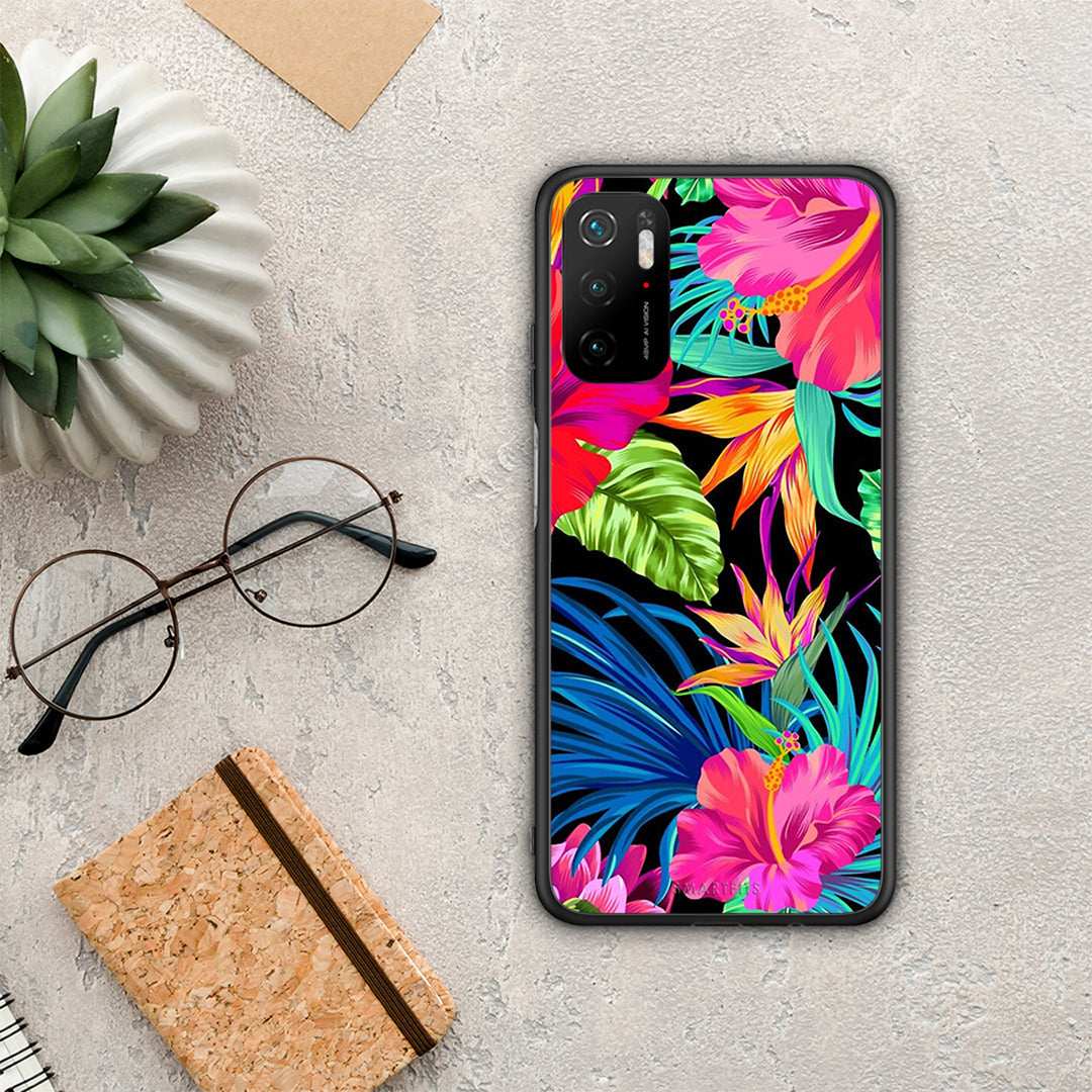 Tropical Flowers - Xiaomi Redmi Note 10 5G case