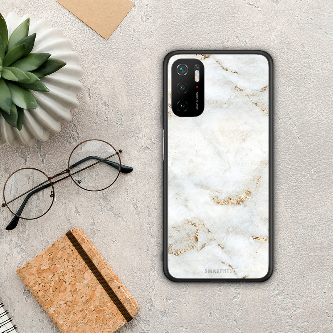 White Gold Marble - Xiaomi Redmi Note 10 5G case