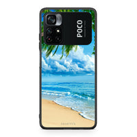 Thumbnail for Xiaomi Poco M4 Pro 4G Beautiful Beach θήκη από τη Smartfits με σχέδιο στο πίσω μέρος και μαύρο περίβλημα | Smartphone case with colorful back and black bezels by Smartfits