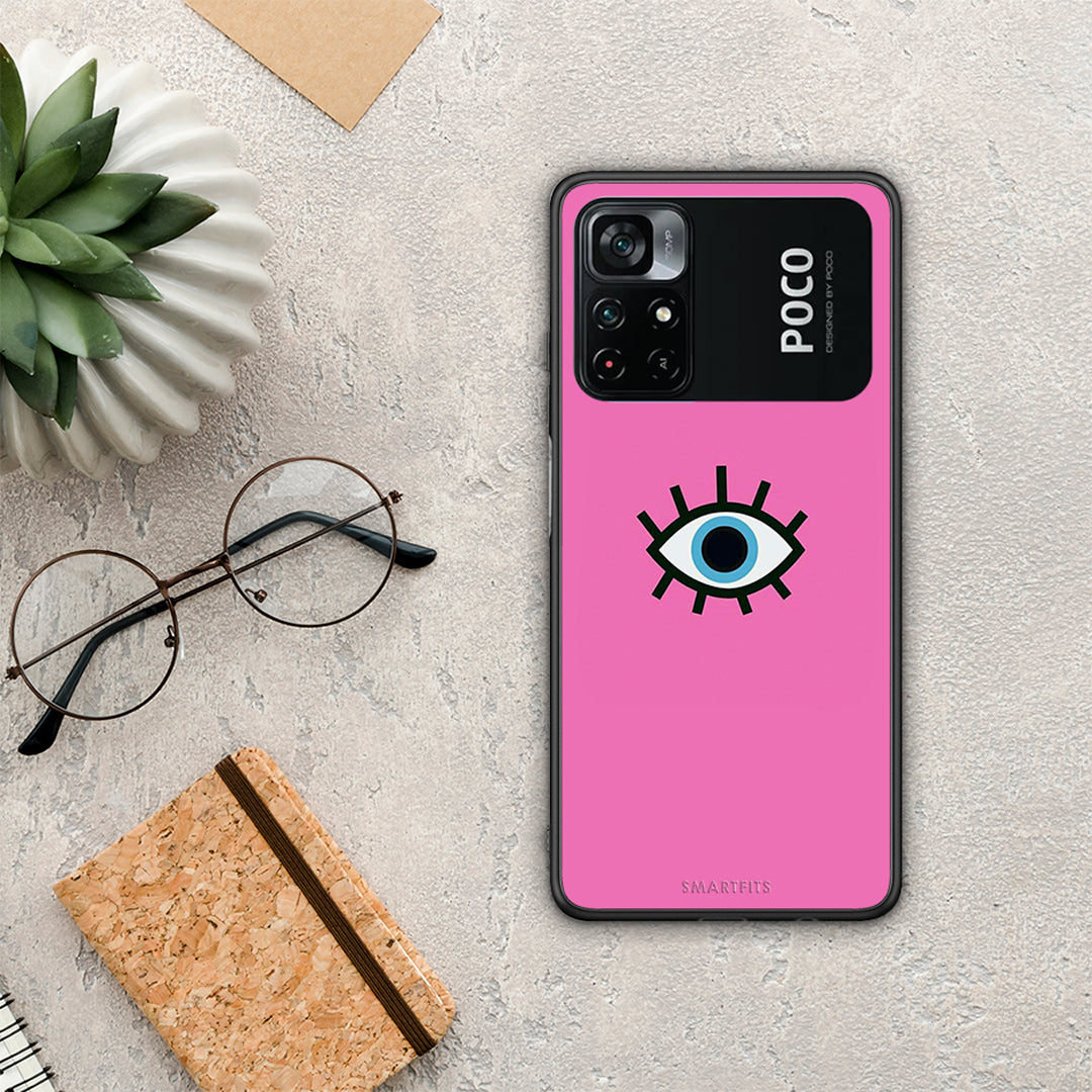 Blue Eye Pink - Xiaomi Poco M4 Pro 4G case