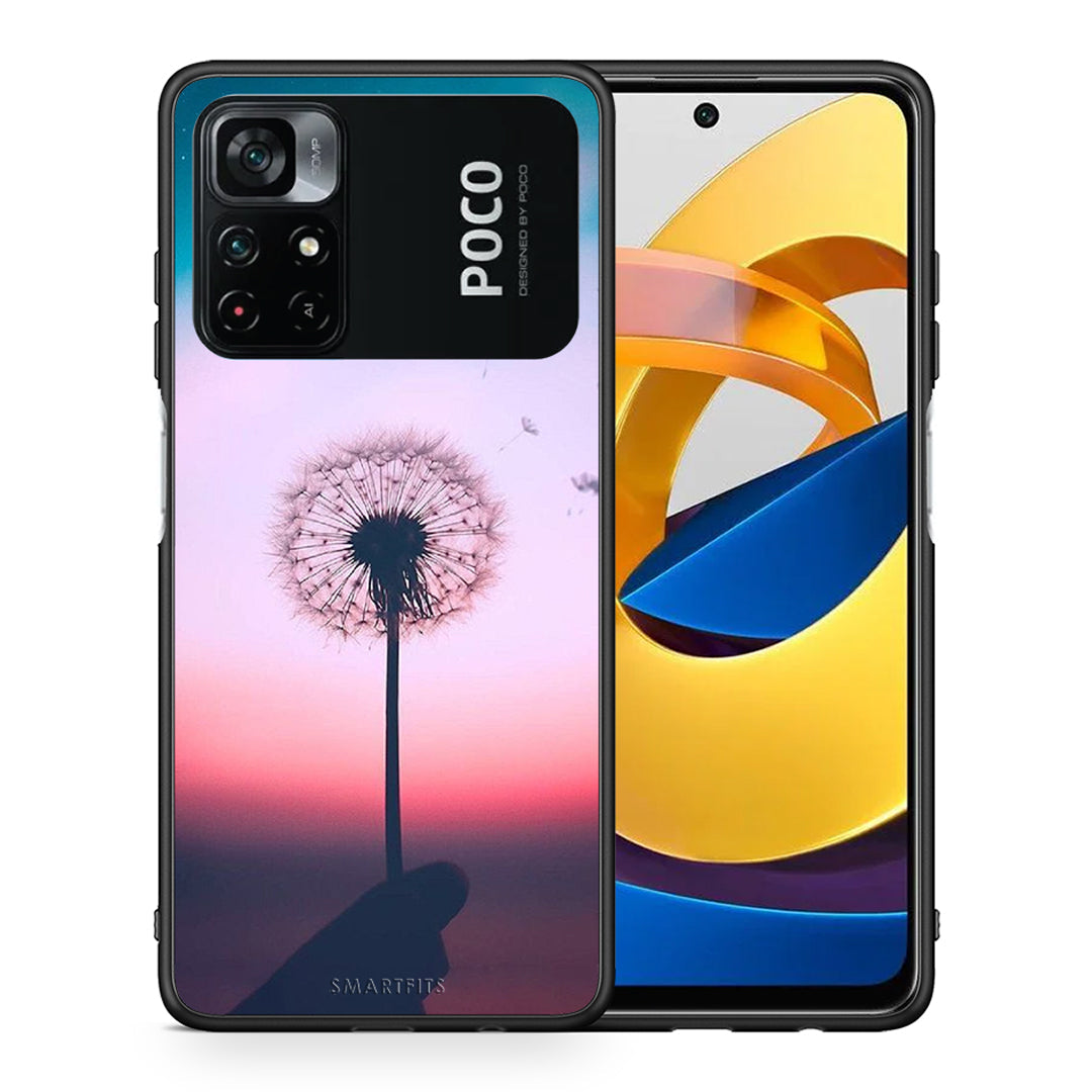 Θήκη Xiaomi Poco M4 Pro 4G Wish Boho από τη Smartfits με σχέδιο στο πίσω μέρος και μαύρο περίβλημα | Xiaomi Poco M4 Pro 4G Wish Boho case with colorful back and black bezels