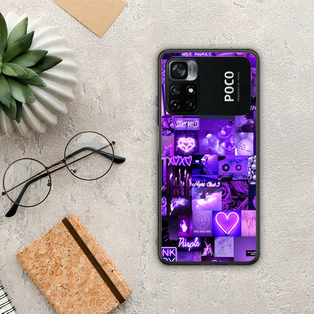 Collage Stay Wild - Xiaomi Poco M4 Pro 4G Case