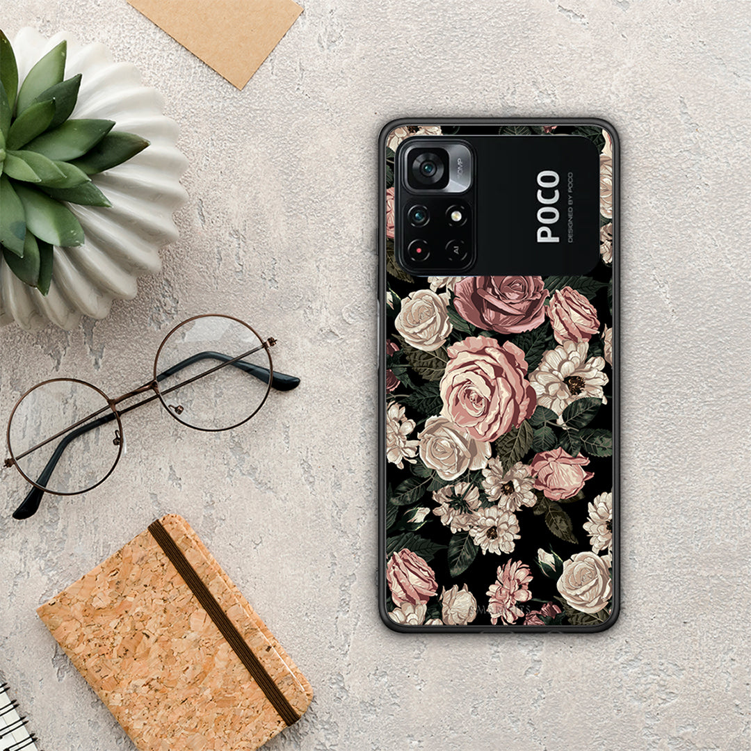 Flower Wild Roses - Xiaomi Poco M4 Pro 4G case