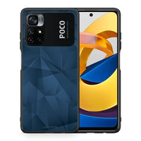 Thumbnail for Θήκη Xiaomi Poco M4 Pro 4G Blue Abstract Geometric από τη Smartfits με σχέδιο στο πίσω μέρος και μαύρο περίβλημα | Xiaomi Poco M4 Pro 4G Blue Abstract Geometric case with colorful back and black bezels