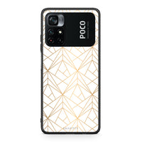 Thumbnail for 111 - Xiaomi Poco M4 Pro 4G Luxury White Geometric case, cover, bumper