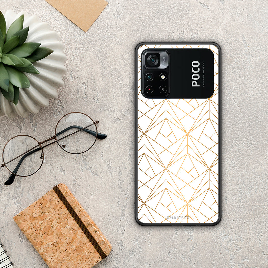 Geometric Luxury White - Xiaomi Poco M4 Pro 4G case