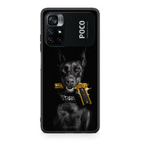 Thumbnail for Xiaomi Poco M4 Pro 4G Golden Gun Θήκη Αγίου Βαλεντίνου από τη Smartfits με σχέδιο στο πίσω μέρος και μαύρο περίβλημα | Smartphone case with colorful back and black bezels by Smartfits