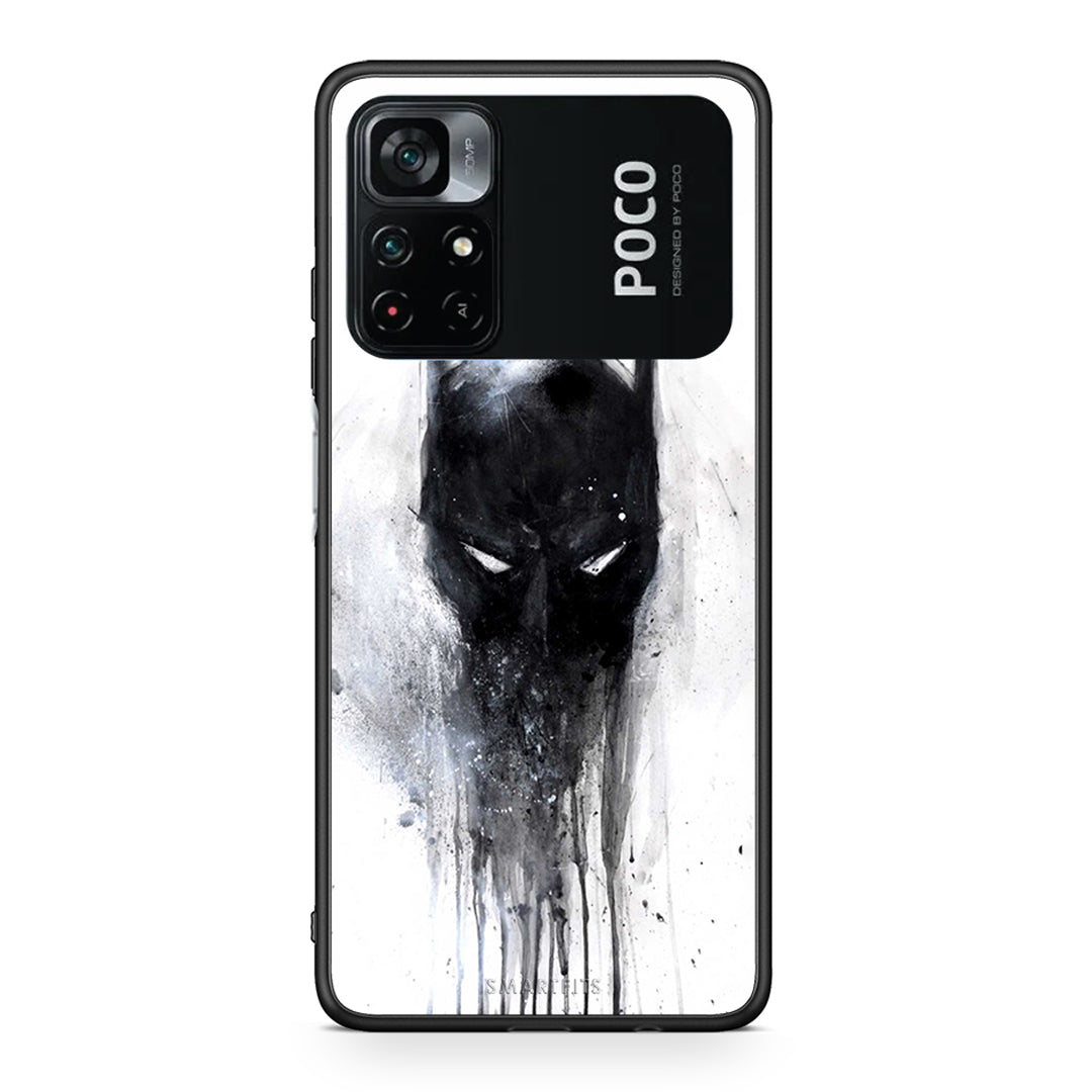 4 - Xiaomi Poco M4 Pro 4G Paint Bat Hero case, cover, bumper