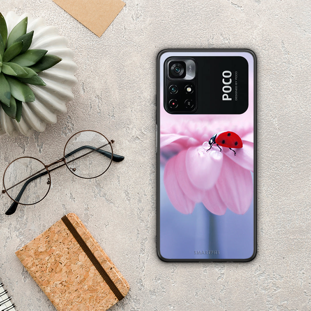 Ladybug Flower - Xiaomi Poco M4 Pro 4G case