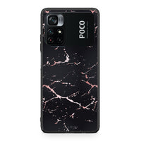 Thumbnail for 4 - Xiaomi Poco M4 Pro 4G Black Rosegold Marble case, cover, bumper