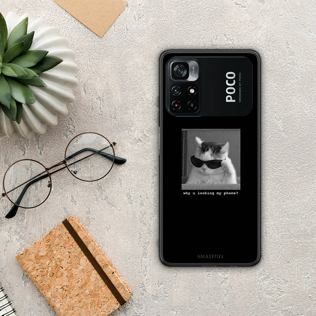 Meme Cat - Xiaomi Poco M4 Pro 4G case