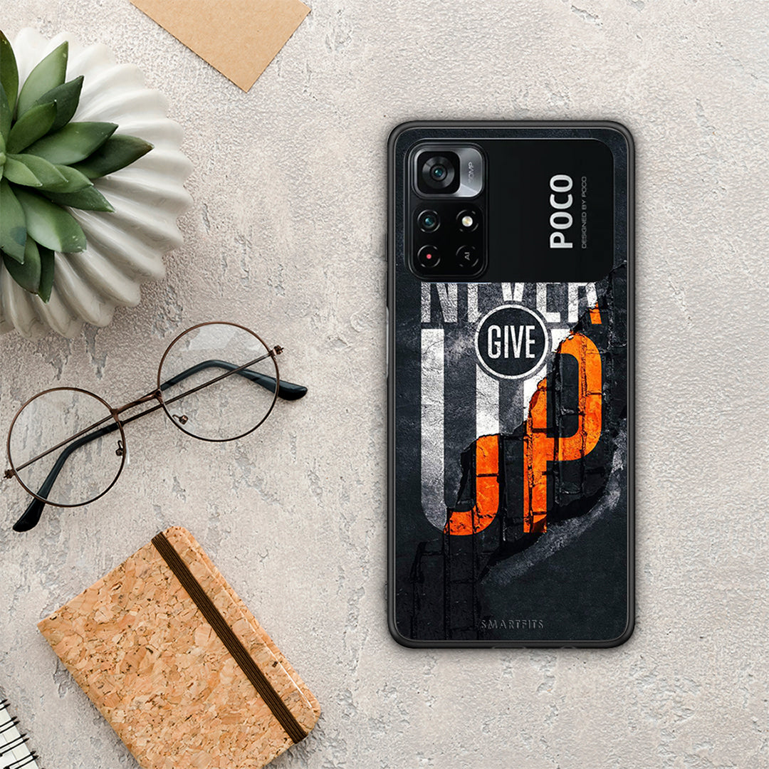 Never Give Up - Xiaomi Poco M4 Pro 4G case