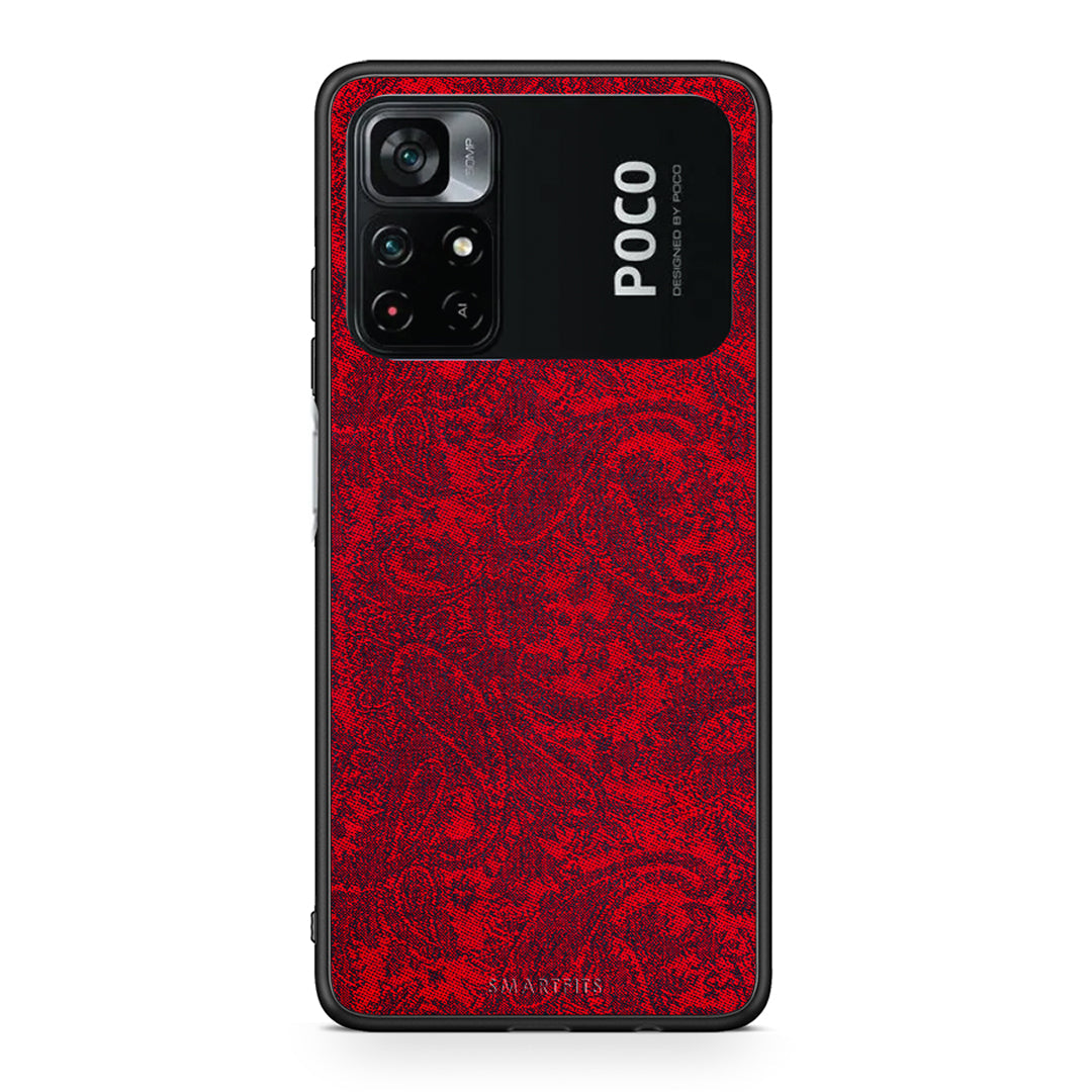 Xiaomi Poco M4 Pro 4G Paisley Cashmere θήκη από τη Smartfits με σχέδιο στο πίσω μέρος και μαύρο περίβλημα | Smartphone case with colorful back and black bezels by Smartfits