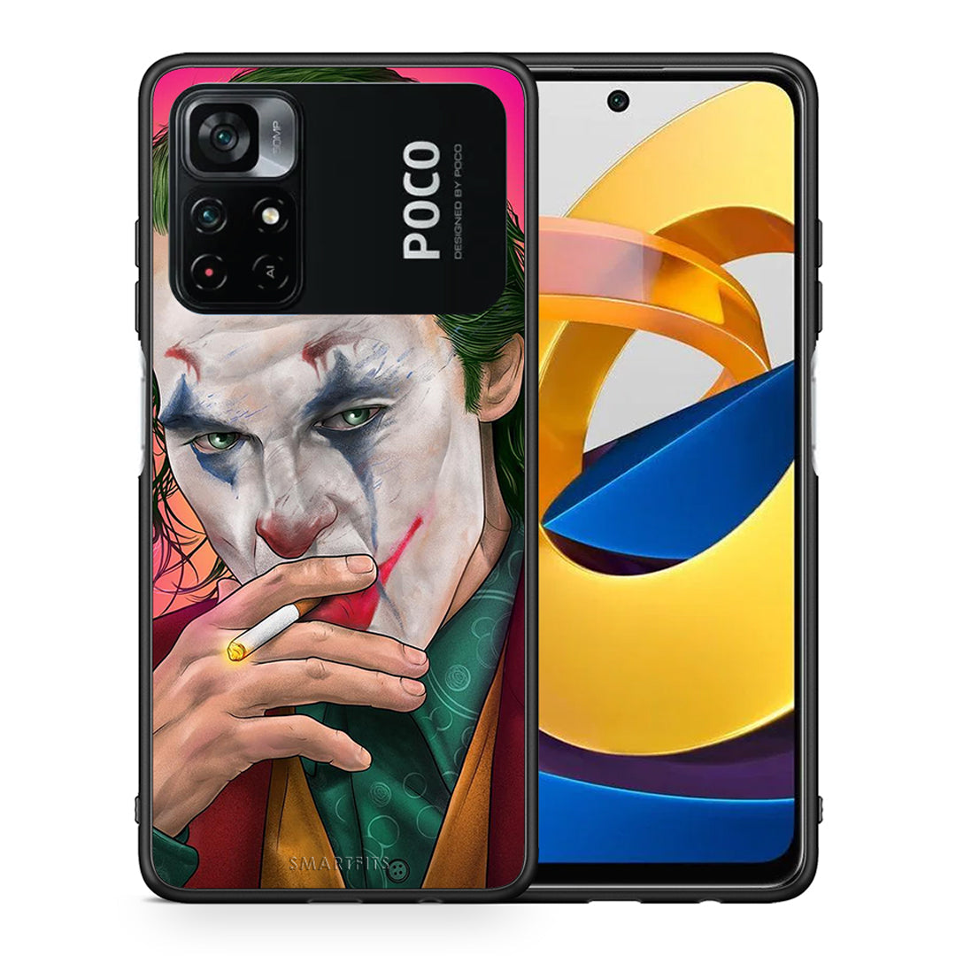 Θήκη Xiaomi Poco M4 Pro 4G JokesOnU PopArt από τη Smartfits με σχέδιο στο πίσω μέρος και μαύρο περίβλημα | Xiaomi Poco M4 Pro 4G JokesOnU PopArt case with colorful back and black bezels