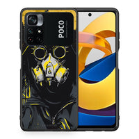 Thumbnail for Θήκη Xiaomi Poco M4 Pro 4G Mask PopArt από τη Smartfits με σχέδιο στο πίσω μέρος και μαύρο περίβλημα | Xiaomi Poco M4 Pro 4G Mask PopArt case with colorful back and black bezels