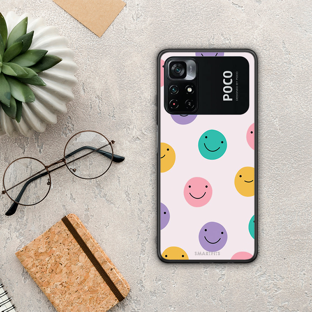 Smiley Faces - Xiaomi Poco M4 Pro 4G case