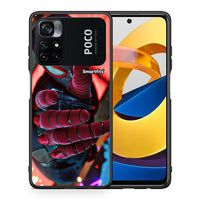 Thumbnail for Θήκη Xiaomi Poco M4 Pro 4G Spider Hand από τη Smartfits με σχέδιο στο πίσω μέρος και μαύρο περίβλημα | Xiaomi Poco M4 Pro 4G Spider Hand case with colorful back and black bezels