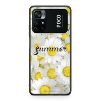 Thumbnail for Xiaomi Poco M4 Pro 4G Summer Daisies Θήκη από τη Smartfits με σχέδιο στο πίσω μέρος και μαύρο περίβλημα | Smartphone case with colorful back and black bezels by Smartfits