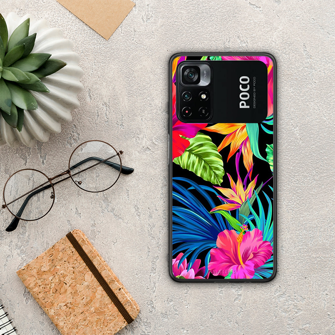 Tropical Flowers - Xiaomi Poco M4 Pro 4G case