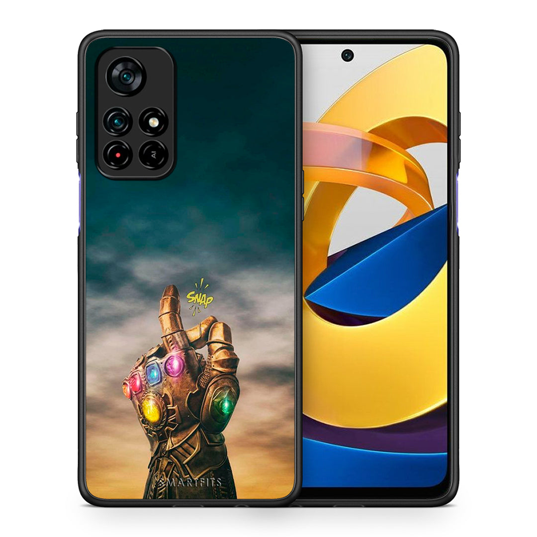 Θήκη Xiaomi Poco M4 Pro 5G Infinity Snap από τη Smartfits με σχέδιο στο πίσω μέρος και μαύρο περίβλημα | Xiaomi Poco M4 Pro 5G Infinity Snap case with colorful back and black bezels