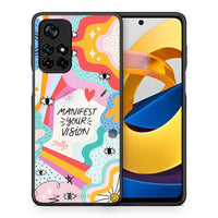 Thumbnail for Θήκη Xiaomi Poco M4 Pro 5G Manifest Your Vision από τη Smartfits με σχέδιο στο πίσω μέρος και μαύρο περίβλημα | Xiaomi Poco M4 Pro 5G Manifest Your Vision case with colorful back and black bezels