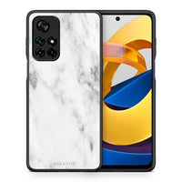 Thumbnail for Θήκη Xiaomi Poco M4 Pro 5G White Marble από τη Smartfits με σχέδιο στο πίσω μέρος και μαύρο περίβλημα | Xiaomi Poco M4 Pro 5G White Marble case with colorful back and black bezels