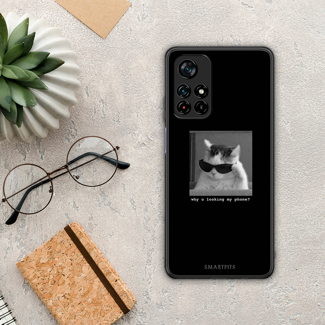 Meme Cat - Xiaomi Poco M4 Pro 5G case
