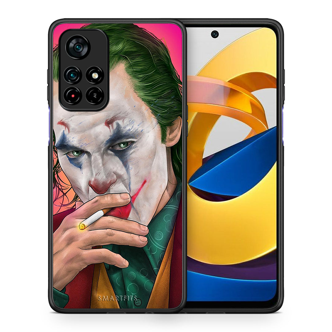 Θήκη Xiaomi Poco M4 Pro 5G JokesOnU PopArt από τη Smartfits με σχέδιο στο πίσω μέρος και μαύρο περίβλημα | Xiaomi Poco M4 Pro 5G JokesOnU PopArt case with colorful back and black bezels