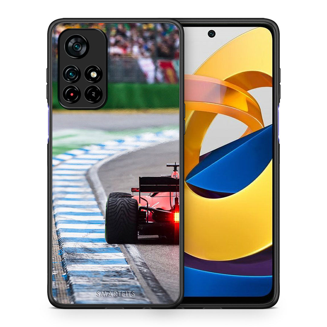 Θήκη Xiaomi Poco M4 Pro 5G Racing Vibes από τη Smartfits με σχέδιο στο πίσω μέρος και μαύρο περίβλημα | Xiaomi Poco M4 Pro 5G Racing Vibes case with colorful back and black bezels