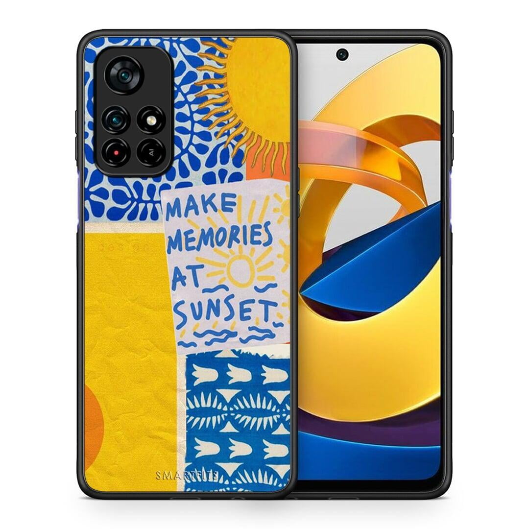 Θήκη Xiaomi Poco M4 Pro 5G Sunset Memories από τη Smartfits με σχέδιο στο πίσω μέρος και μαύρο περίβλημα | Xiaomi Poco M4 Pro 5G Sunset Memories case with colorful back and black bezels