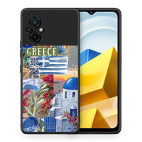 Thumbnail for Θήκη Xiaomi Poco M5 / Redmi Note 11E All Greek από τη Smartfits με σχέδιο στο πίσω μέρος και μαύρο περίβλημα | Xiaomi Poco M5 / Redmi Note 11E All Greek case with colorful back and black bezels