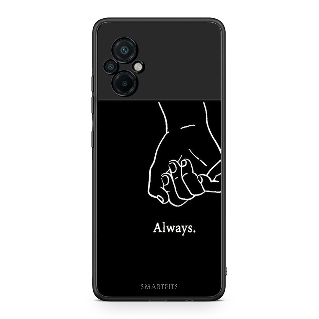 Xiaomi Poco M5 / Redmi Note 11E Always & Forever 2 Θήκη Αγίου Βαλεντίνου από τη Smartfits με σχέδιο στο πίσω μέρος και μαύρο περίβλημα | Smartphone case with colorful back and black bezels by Smartfits