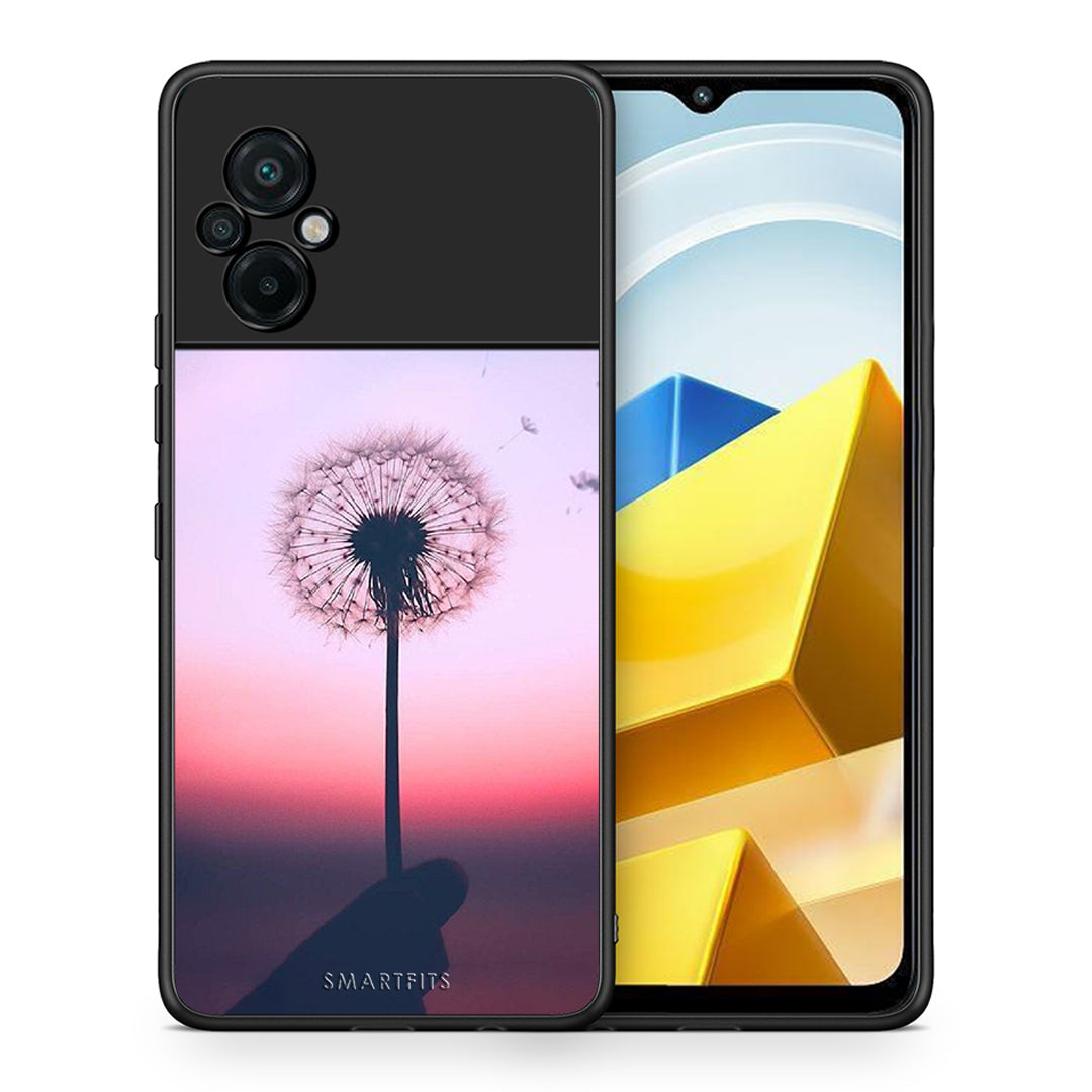 Θήκη Xiaomi Poco M5 / Redmi Note 11E Wish Boho από τη Smartfits με σχέδιο στο πίσω μέρος και μαύρο περίβλημα | Xiaomi Poco M5 / Redmi Note 11E Wish Boho case with colorful back and black bezels