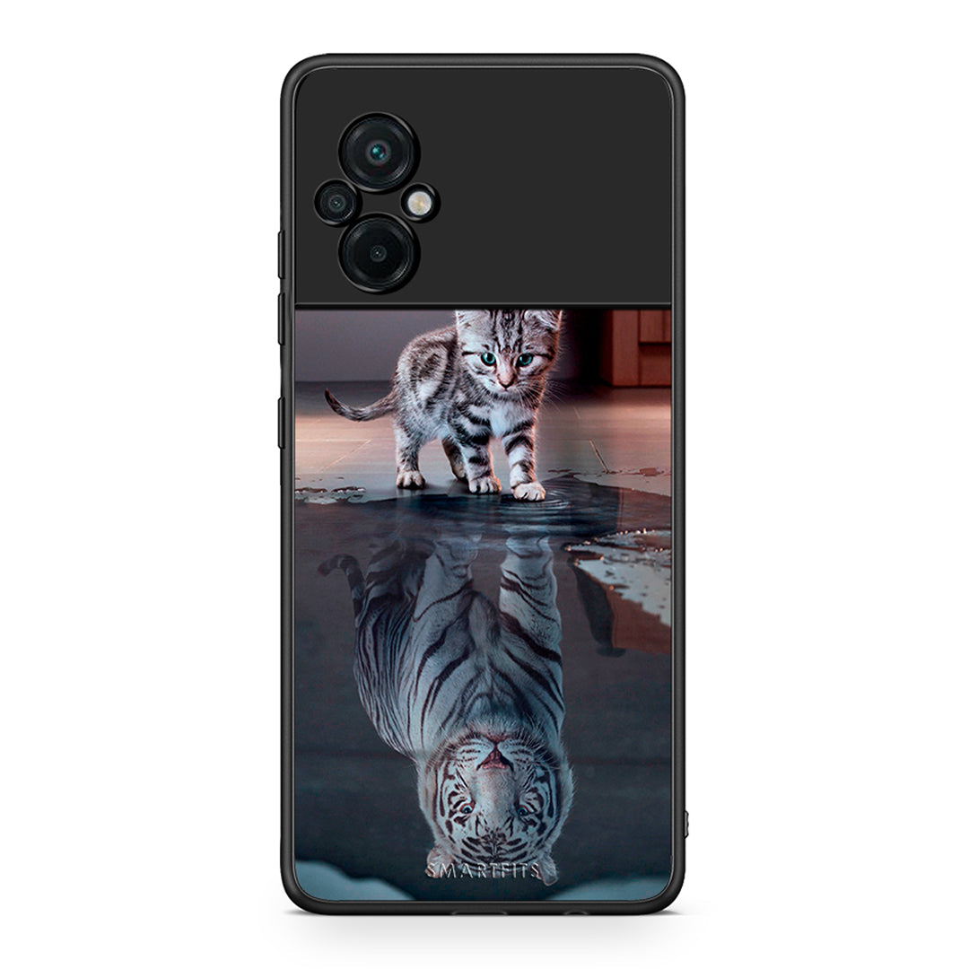 4 - Xiaomi Poco M5 / Redmi Note 11E Tiger Cute case, cover, bumper