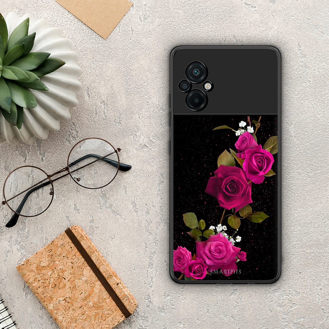 Flower Red Roses - Xiaomi Poco M5 case