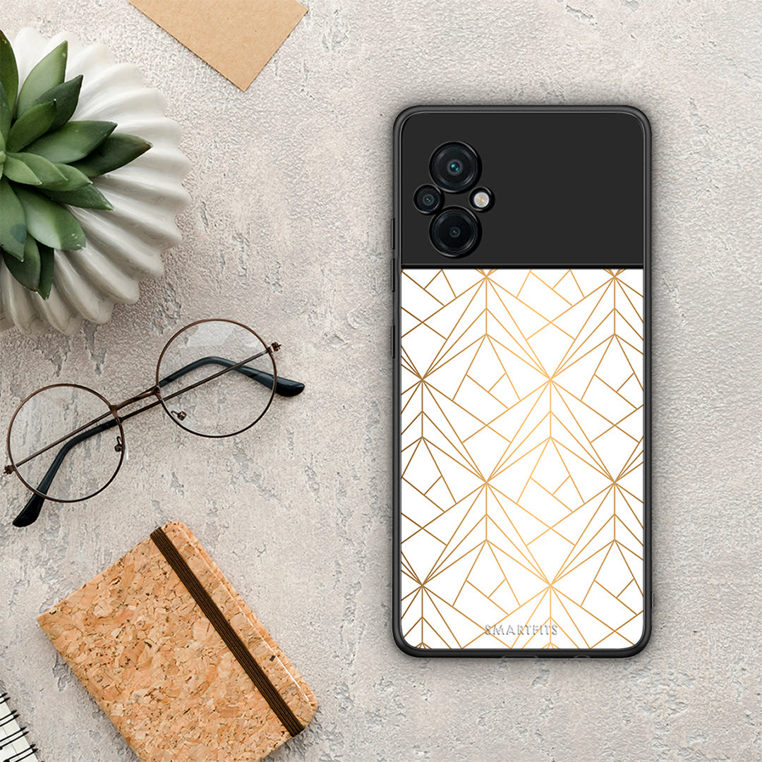 Geometric Luxury White - Xiaomi Poco M5 case