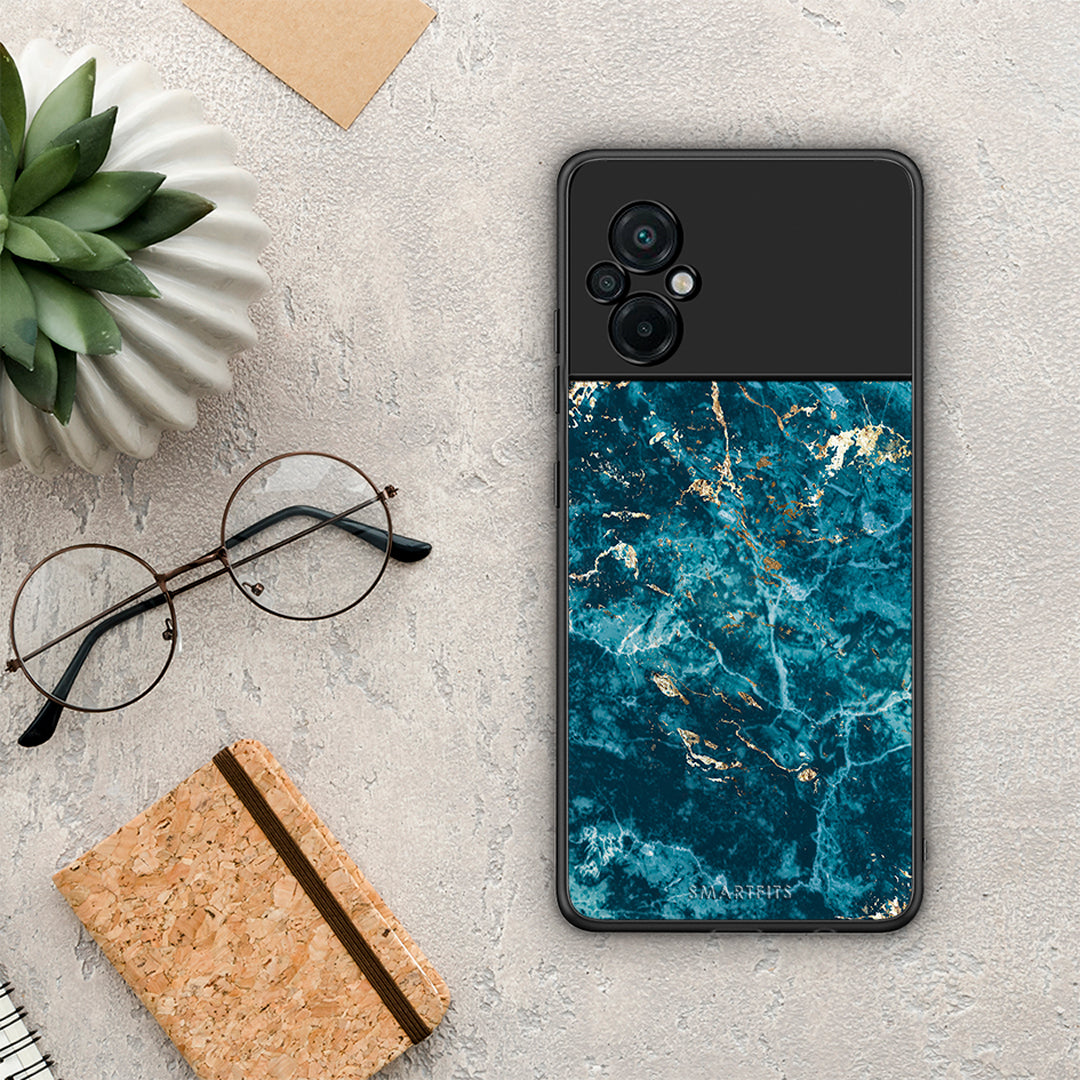 Marble Blue - Xiaomi Poco M5 θήκη