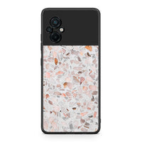 Thumbnail for Xiaomi Poco M5 / Redmi Note 11E Marble Terrazzo θήκη από τη Smartfits με σχέδιο στο πίσω μέρος και μαύρο περίβλημα | Smartphone case with colorful back and black bezels by Smartfits