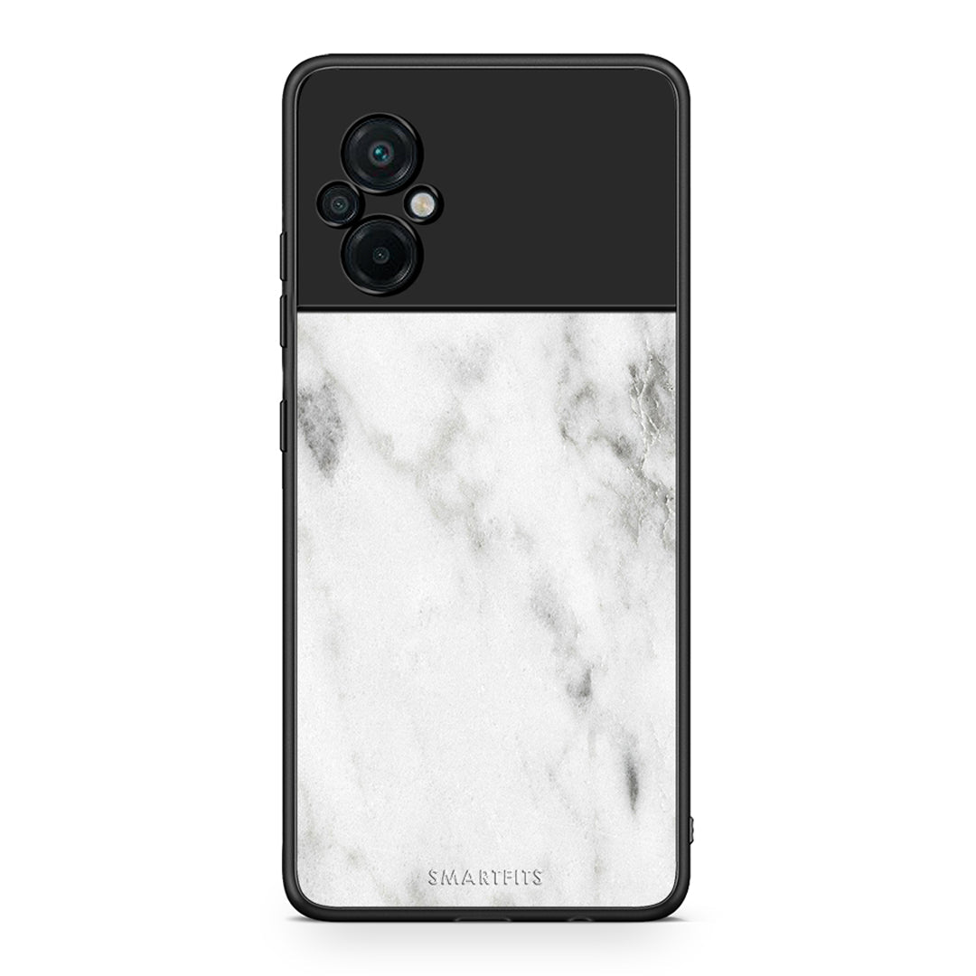 2 - Xiaomi Poco M5 / Redmi Note 11E White marble case, cover, bumper
