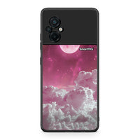 Thumbnail for Xiaomi Poco M5 / Redmi Note 11E Pink Moon θήκη από τη Smartfits με σχέδιο στο πίσω μέρος και μαύρο περίβλημα | Smartphone case with colorful back and black bezels by Smartfits