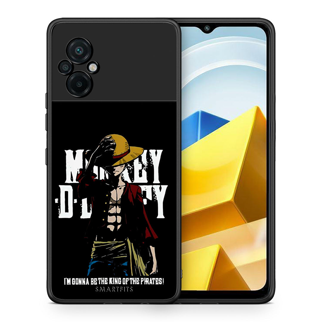 Θήκη Xiaomi Poco M5 / Redmi Note 11E Pirate King από τη Smartfits με σχέδιο στο πίσω μέρος και μαύρο περίβλημα | Xiaomi Poco M5 / Redmi Note 11E Pirate King case with colorful back and black bezels