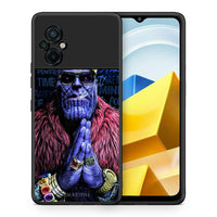 Thumbnail for Θήκη Xiaomi Poco M5 / Redmi Note 11E Thanos PopArt από τη Smartfits με σχέδιο στο πίσω μέρος και μαύρο περίβλημα | Xiaomi Poco M5 / Redmi Note 11E Thanos PopArt case with colorful back and black bezels