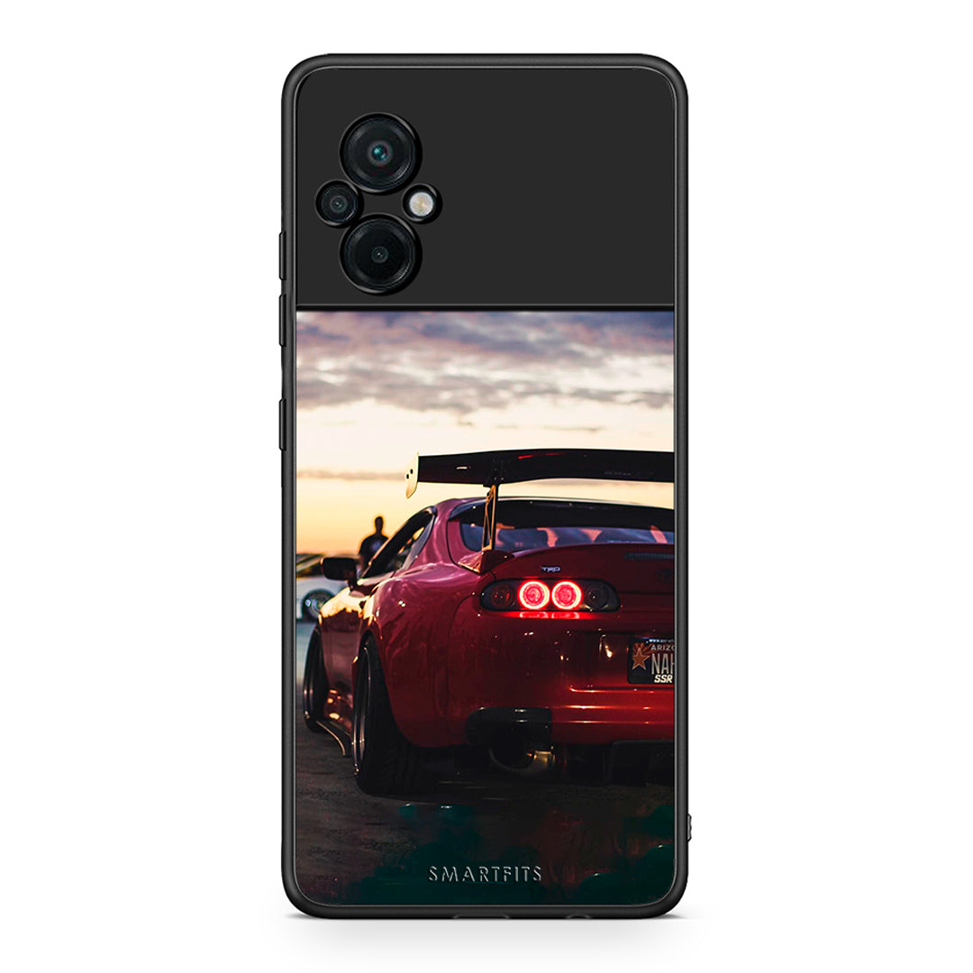 Xiaomi Poco M5 / Redmi Note 11E Racing Supra θήκη από τη Smartfits με σχέδιο στο πίσω μέρος και μαύρο περίβλημα | Smartphone case with colorful back and black bezels by Smartfits