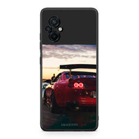 Thumbnail for Xiaomi Poco M5 / Redmi Note 11E Racing Supra θήκη από τη Smartfits με σχέδιο στο πίσω μέρος και μαύρο περίβλημα | Smartphone case with colorful back and black bezels by Smartfits