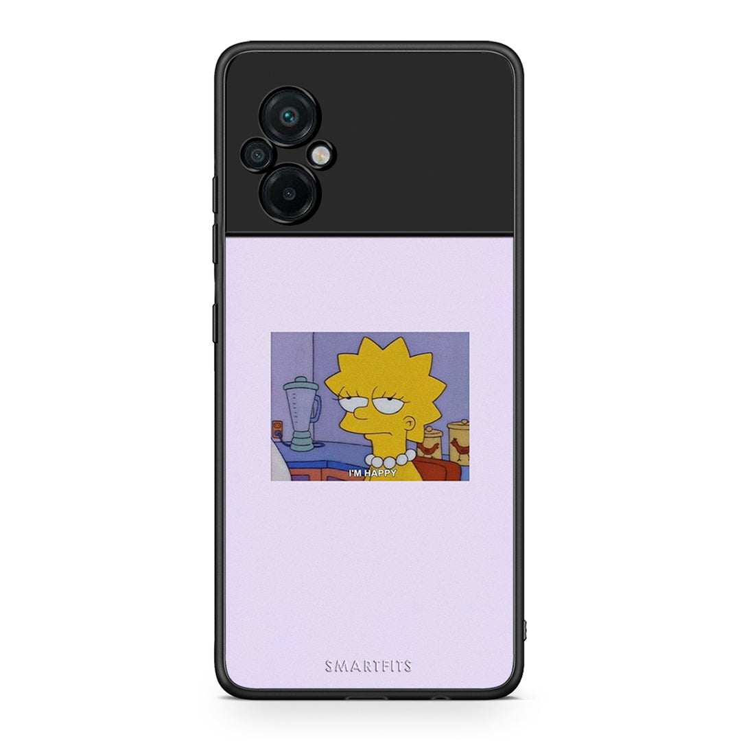 Xiaomi Poco M5 / Redmi Note 11E So Happy θήκη από τη Smartfits με σχέδιο στο πίσω μέρος και μαύρο περίβλημα | Smartphone case with colorful back and black bezels by Smartfits