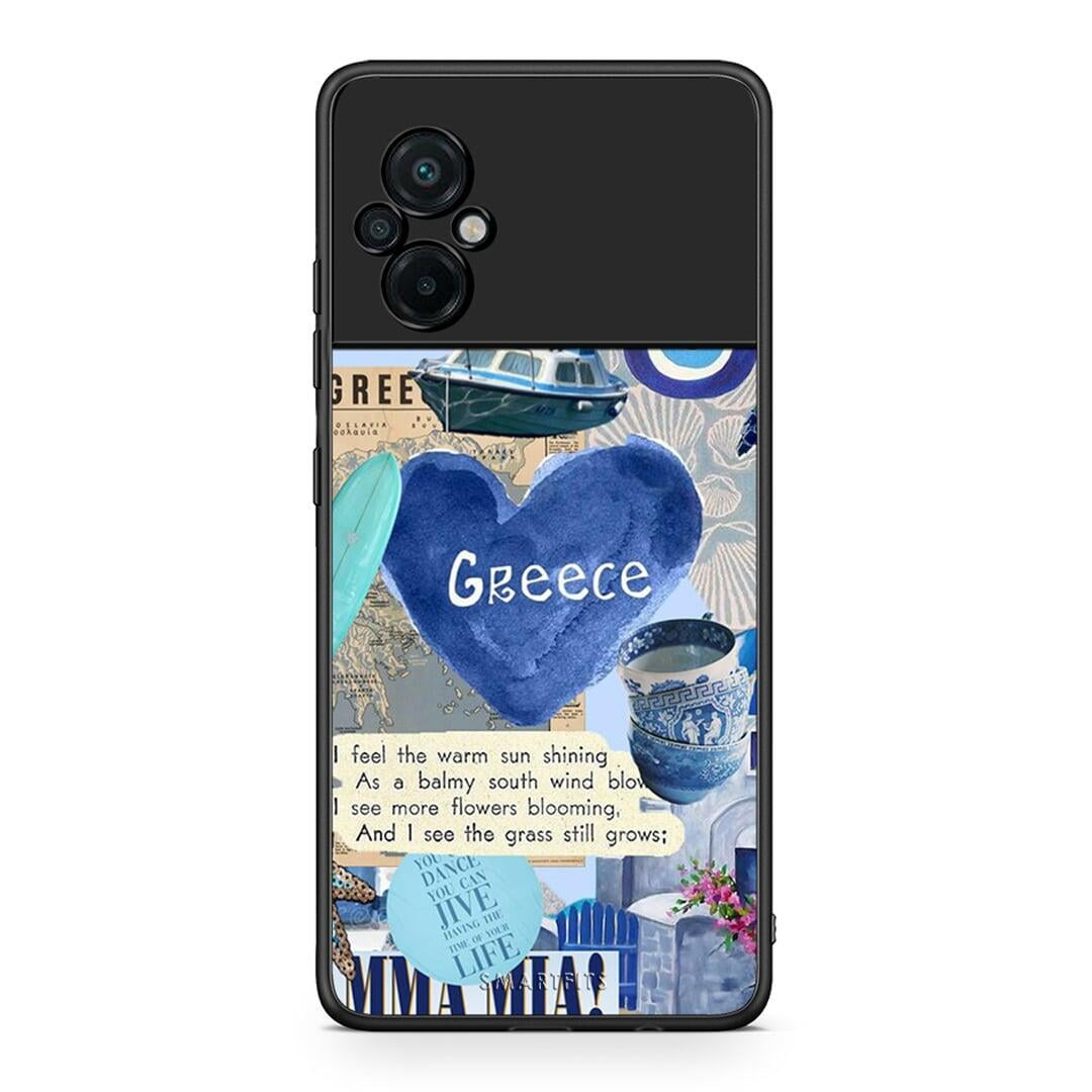 Xiaomi Poco M5 / Redmi Note 11E Summer In Greece Θήκη από τη Smartfits με σχέδιο στο πίσω μέρος και μαύρο περίβλημα | Smartphone case with colorful back and black bezels by Smartfits