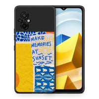 Thumbnail for Θήκη Xiaomi Poco M5 / Redmi Note 11E Sunset Memories από τη Smartfits με σχέδιο στο πίσω μέρος και μαύρο περίβλημα | Xiaomi Poco M5 / Redmi Note 11E Sunset Memories case with colorful back and black bezels