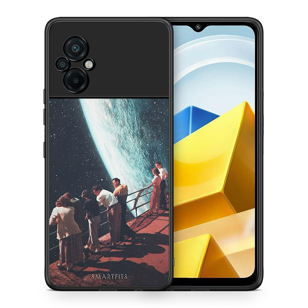 Θήκη Xiaomi Poco M5 / Redmi Note 11E Surreal View από τη Smartfits με σχέδιο στο πίσω μέρος και μαύρο περίβλημα | Xiaomi Poco M5 / Redmi Note 11E Surreal View case with colorful back and black bezels