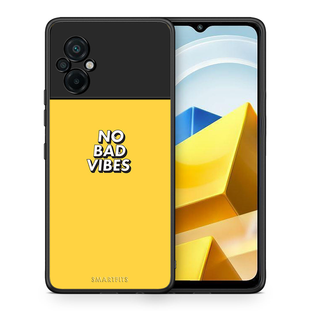 Θήκη Xiaomi Poco M5 / Redmi Note 11E Vibes Text από τη Smartfits με σχέδιο στο πίσω μέρος και μαύρο περίβλημα | Xiaomi Poco M5 / Redmi Note 11E Vibes Text case with colorful back and black bezels